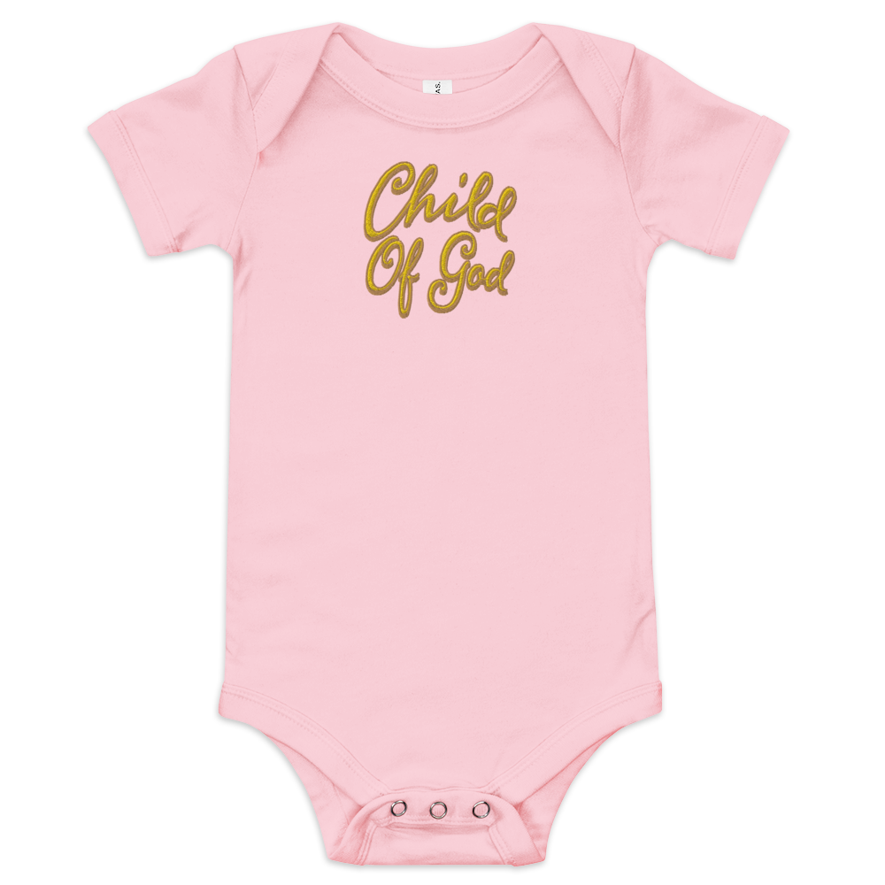 Child of God Baby Onesie (Pink)