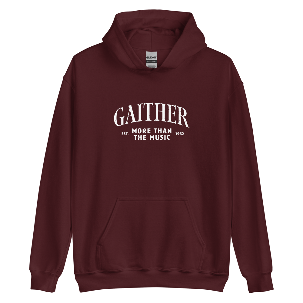 More Than The Music Hoodie Maroon