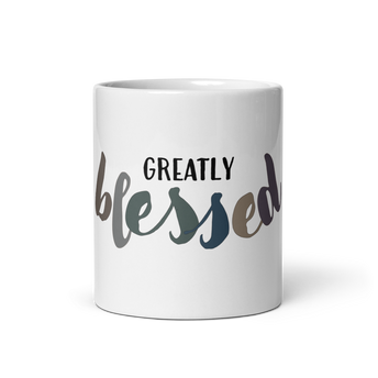Greatly Blessed Multi-Colored Mug